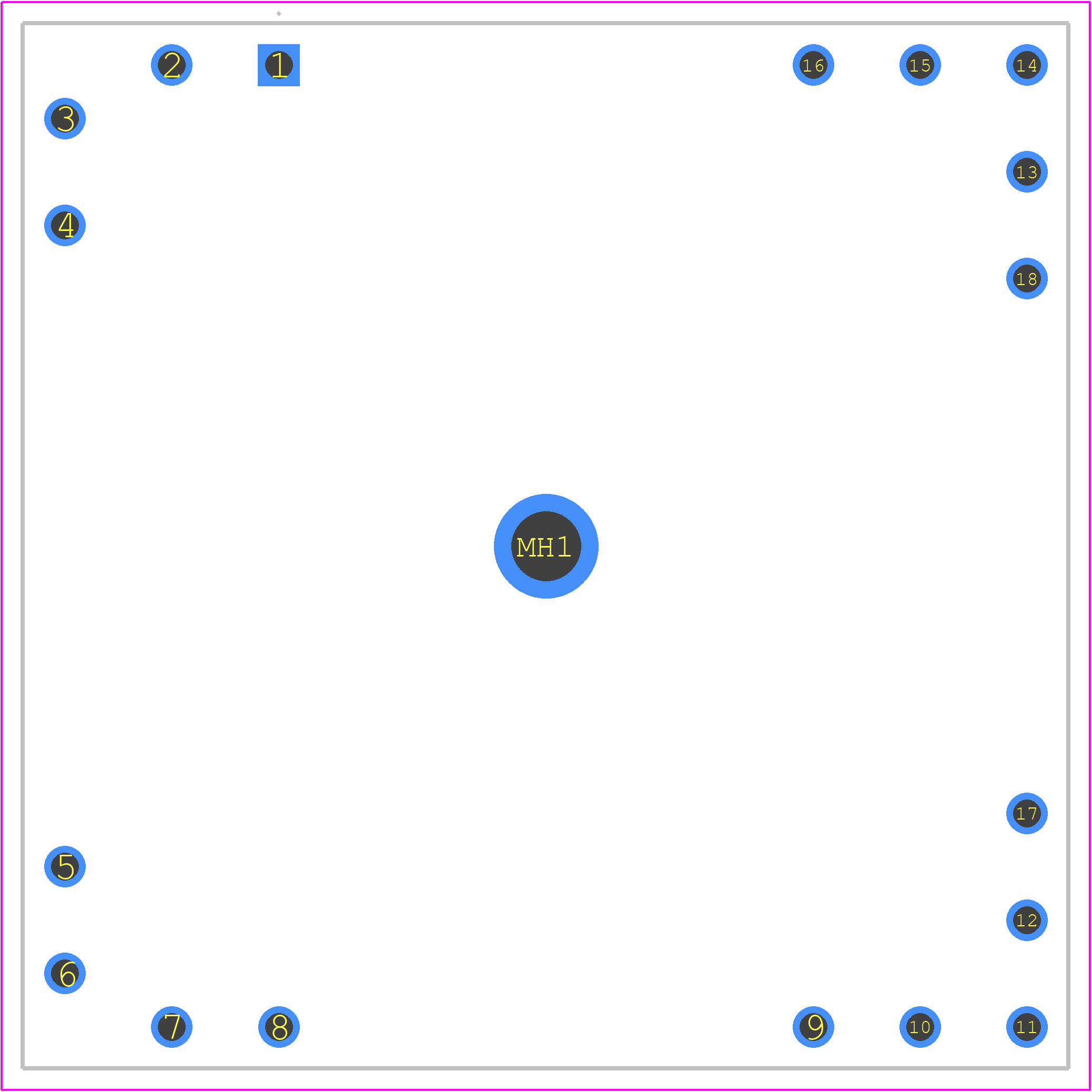 70022K - talema PCB footprint - Other - Other - 70022K-6
