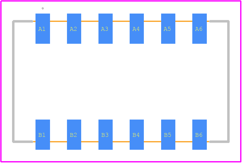 204-6ST - CTS PCB footprint - Other - Other - 204-6ST-1
