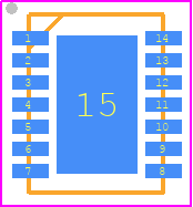 NCV6356QMTWTXG - onsemi PCB footprint - Small Outline No-lead - Small Outline No-lead - dfn
