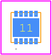 NIS5420MT1TXG - onsemi PCB footprint - Other - Other - WDFN10, 3x3, 0.5P CASE 522AA ISSUE A_2026