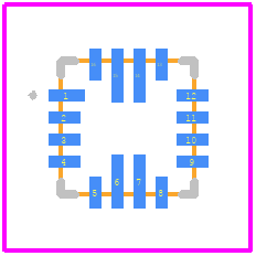 MP28167GQ-P - Monolithic Power Systems (MPS) PCB footprint - Other - Other - QFN-16 (3mmx3mm)_2022-1