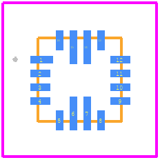 MP28167GQ-A-Z - Monolithic Power Systems (MPS) PCB footprint - Other - Other - QFN-16 (3mmx3mm)_2023