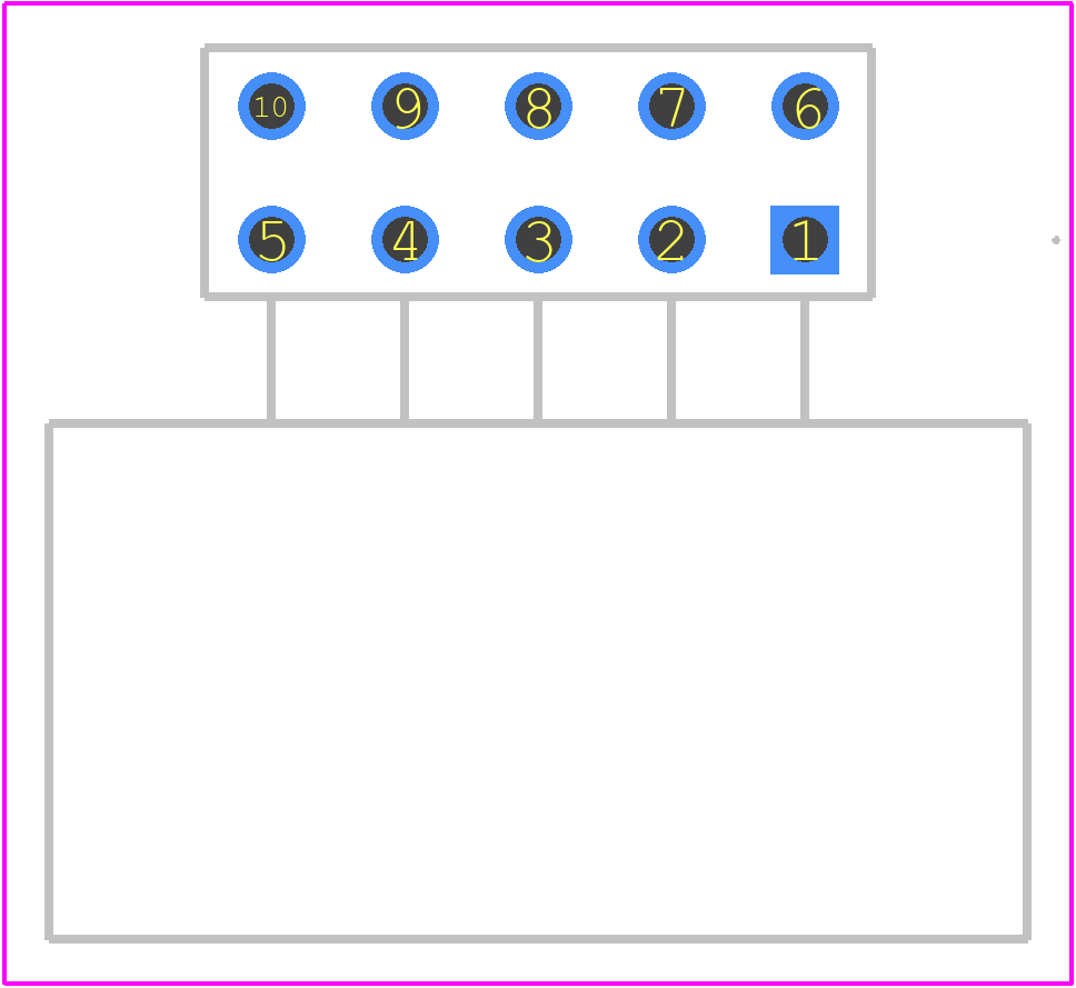 0444281004 - Molex PCB footprint - Other - Other - 0444281004-1