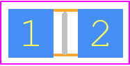 PHPA1206E40R2BST1 - Vishay PCB footprint - Resistor Chip - Resistor Chip - CASE SIZE 1206_-1