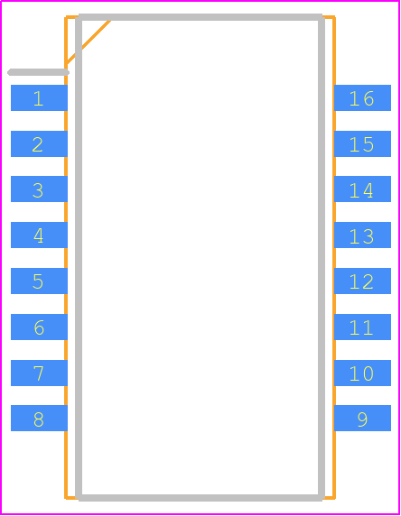 SM91076L-E - Bourns PCB footprint - Small Outline Packages - Small Outline Packages - SM91076L