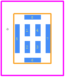 MP34DT05-A - STMicroelectronics PCB footprint - Other - Other -  HCLGA (3 x 4 x 1 mm)_2021
