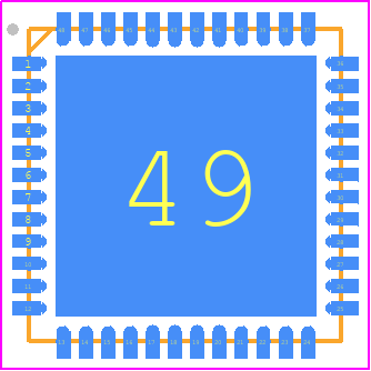 QPA2309 - Qorvo PCB footprint - Quad Flat No-Lead - Quad Flat No-Lead - QFN-48_2025