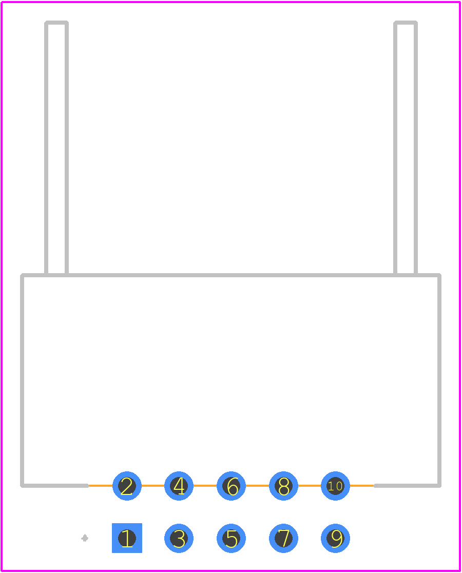 2-1761712-3 - TE Connectivity PCB footprint - Other - Other - 2-1761712-3-7