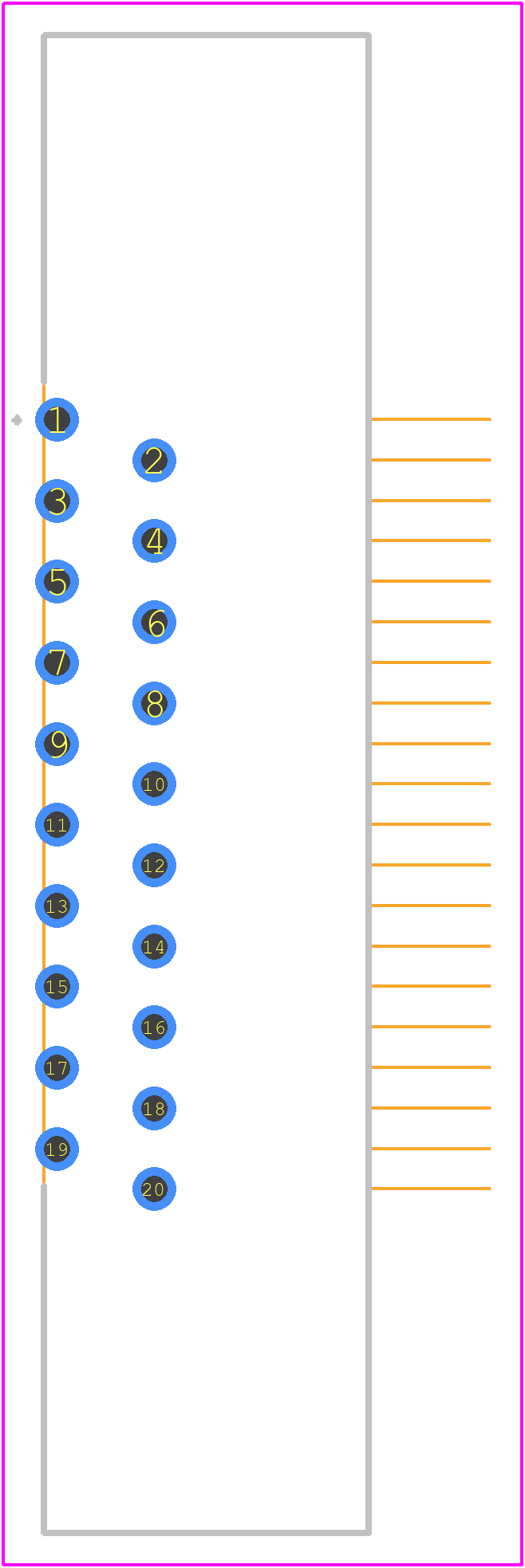 WTB20PR7J342 - Molex PCB footprint - Other - Other - WTB20PR7J342-5