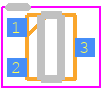 PESD5V0X1BQ,115 - Nexperia PCB footprint - SO Transistor Flat Lead - SO Transistor Flat Lead - SOT663