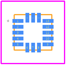 ADXL371BCCZ-RL7 - Analog Devices PCB footprint - Other - Other - ADXL371BCCZ-RL7-4