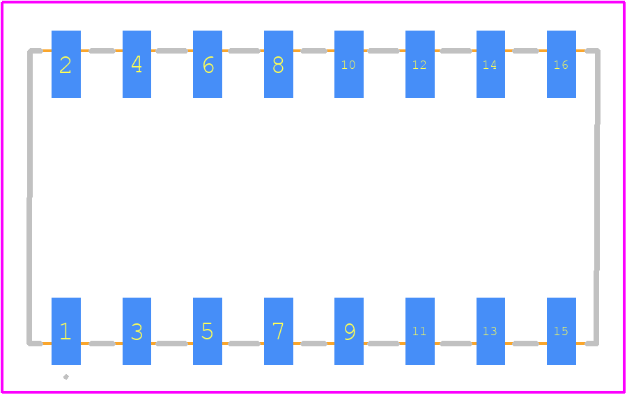 2212BR-08G-SM-TR - Multicomp Pro PCB footprint - Other - Other - 2212BR-08G-SM-TR-1