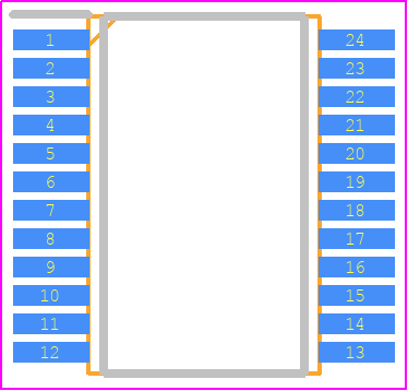 IS31SE5100-SALS2 - Lumissil Microsystems PCB footprint - Small Outline Packages - Small Outline Packages - IS31SE5100-SALS2