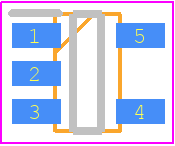 ME6211C18M5G-N - Micron PCB footprint - SOT23 (5-Pin) - SOT23 (5-Pin) - ME6211C18M5G-N