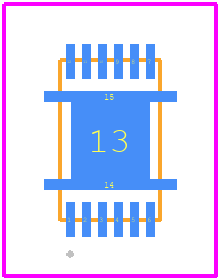BQ27411DRZT-G1A - Texas Instruments PCB footprint - Other - Other - BQ27411DRZT-G1A-3