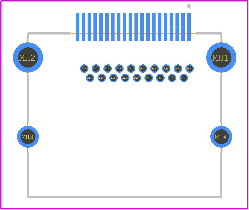 G45AD131212HR - Amphenol PCB footprint - Other - Other - G45AD131212HR-4