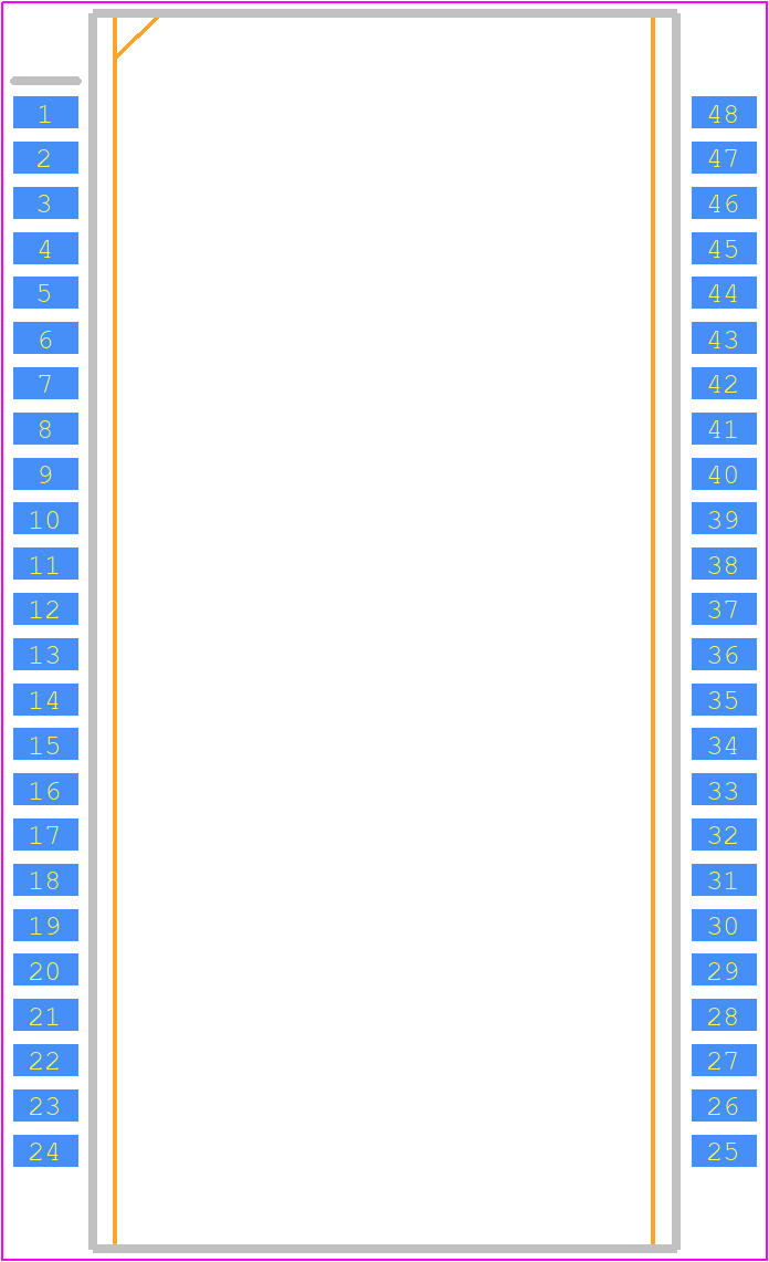 TG1G-S202NV6RLTR - Halo Electronics PCB footprint - Small Outline Packages - Small Outline Packages - NV6 _48Pin TSSOP_2021