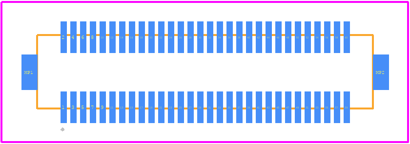 DF12NB(5.0)-60DP-0.5V - Hirose PCB footprint - Other - Other - DF12NB(5.0)-60DP-0.5V-1