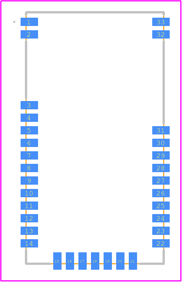 RN4678APL-V/RM122 - Microchip PCB footprint - Other - Other - RN4678APL-V/RM122-2