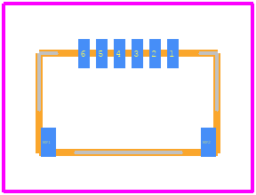 2328702-6 - TE Connectivity PCB footprint - Other - Other - 2328702-6-3