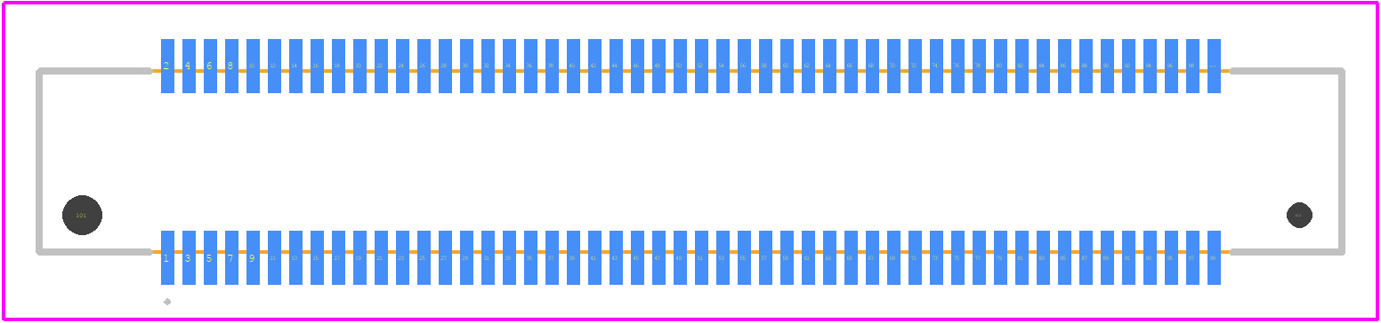 FX8-100P-SV(92) - Hirose PCB footprint - Other - Other - FX8-100P-SV(92)-4