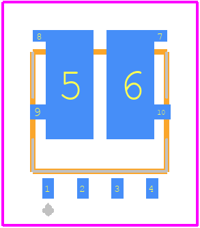 SQJ910AEP-T1_GE3 - Vishay PCB footprint - Other - Other - PowerPAK SO-8L DUAL