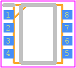 TPCP8111 - Toshiba PCB footprint - SO Transistor Flat Lead - SO Transistor Flat Lead - 2-3V1S