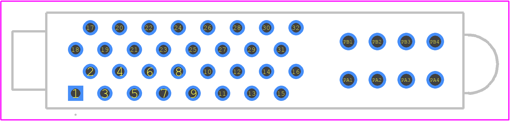 LPHS-02-32-L-VP1-GP - SAMTEC PCB footprint - Other - Other - LPHS-02-32-L-VP1-GP-1