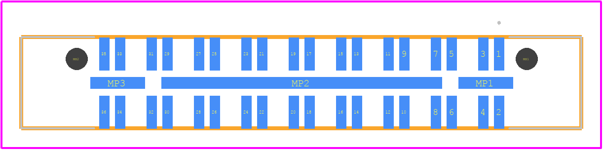 QRF8-018-05.0-L-D-DP-A - SAMTEC PCB footprint - Other - Other - QRF8-018-05.0-L-D-DP-A-4