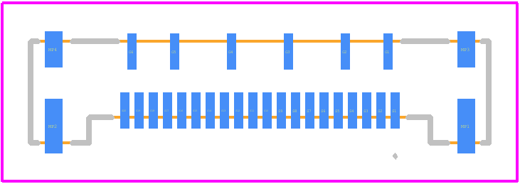 FH67-20S-0.5SV - Hirose PCB footprint - Other - Other - FH67-20S-0.5SV-5