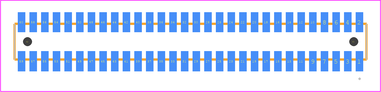 MLE-130-01-G-DV-A - SAMTEC PCB footprint - Other - Other - MLE-130-01-G-DV-A