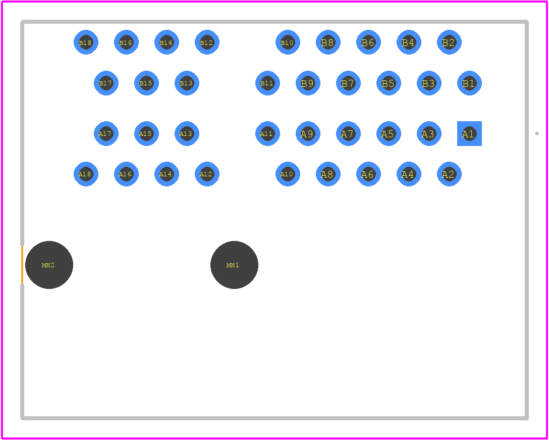 2-1761465-1 - TE Connectivity PCB footprint - Other - Other - 2-1761465-1-3