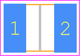 CC2015FC-2.50-1% - Caddock PCB footprint - Resistor Chip - Resistor Chip - CC2015FC-2.50-1%