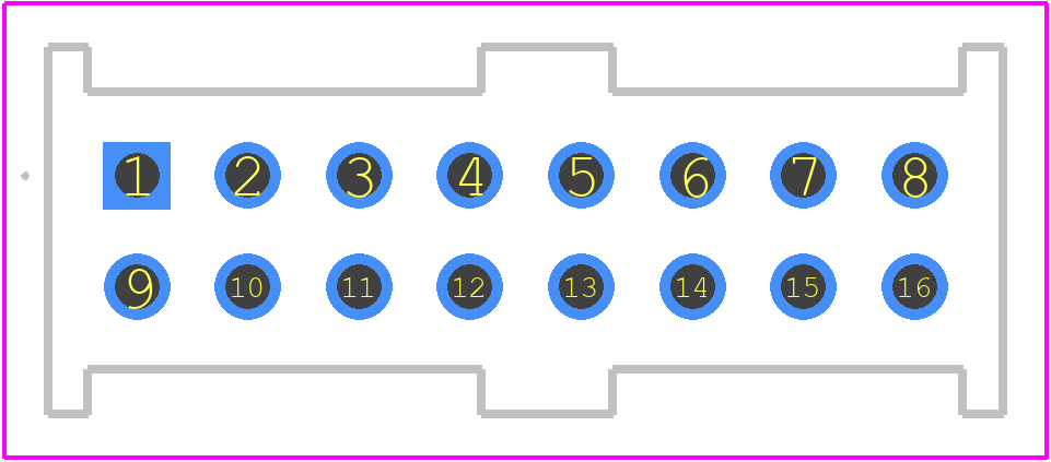 IPL1-108-01-L-D-K - SAMTEC PCB footprint - Other - Other - IPL1-108-01-L-D-K-4