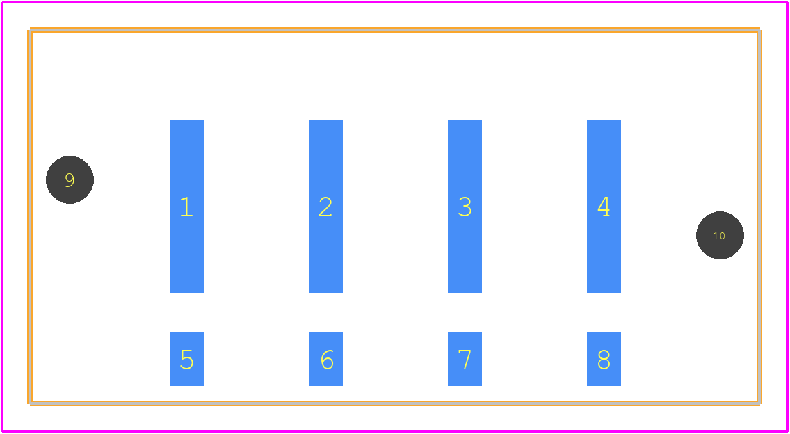 2318770-4 - TE Connectivity PCB footprint - Other - Other - 2318770-4-2