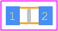 RQ73C1J78K7BTD - TE Connectivity PCB footprint - Resistor Chip - Resistor Chip - RQ73 1J_2121