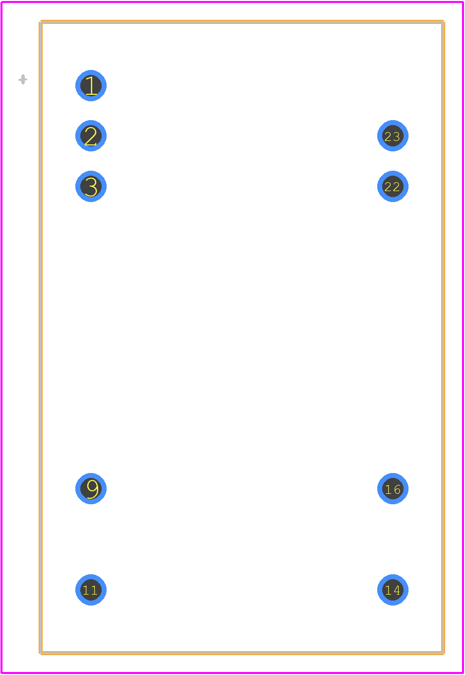 SCW20B-05 - Mean Well PCB footprint - Other - Other - SCW20B-05-3