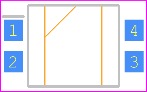 EL817S1(B) - Everlight PCB footprint - Small Outline Packages - Small Outline Packages - Option Type S1