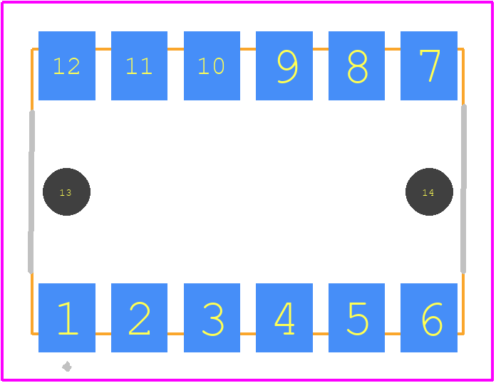 70AAJ-6-F1 - Bourns PCB footprint - Other - Other - 70AAJ-6-F1-4