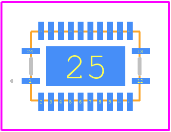 74CBTLV3384BQ,118 - Nexperia PCB footprint - Other - Other - 74CBTLV3384BQ,118-4
