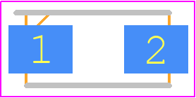 FS1JE-TP - MCC PCB footprint - Diodes Moulded - Diodes Moulded - FS1JE-TP