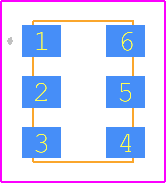 535BC150M000DG - Skyworks PCB footprint - Other - Other - 535BC150M000DG-1