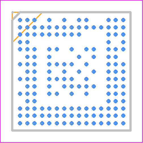 AWR1443FQIGABLRQ1 - Texas Instruments PCB footprint - BGA - BGA - ABL0161A