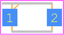 SM340AF - LRC PCB footprint - Small Outline Diode Flat Lead - Small Outline Diode Flat Lead - SMA-FL