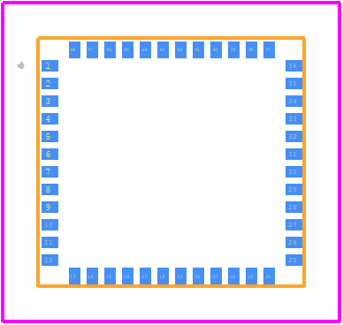 MAX22005ALM+ - Analog Devices PCB footprint - Other - Other - MAX22005ALM+-2