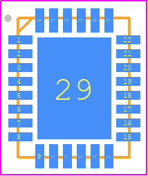 ISL59910IRZ-T7 - Renesas Electronics PCB footprint - Quad Flat No-Lead - Quad Flat No-Lead - L28.4x5 28 LEAD QUAD FLAT NO-LEAD PLASTIC PACKAGE