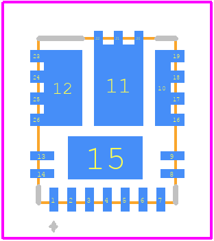 IR3820MTRPBF - Infineon PCB footprint - Other - Other - IR3820MTRPBF-8
