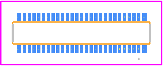 DF40TC-50DP-0.4V(58) - Hirose PCB footprint - Other - Other - DF40TC-50DP-0.4V(58)-2