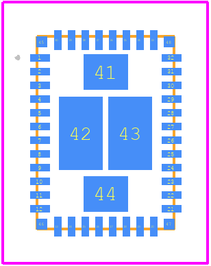 LT7182SRV#PBF - Analog Devices PCB footprint - Other - Other - LQFN Package 40-Lead (7mm × 5mm × 0.9mm)_2025