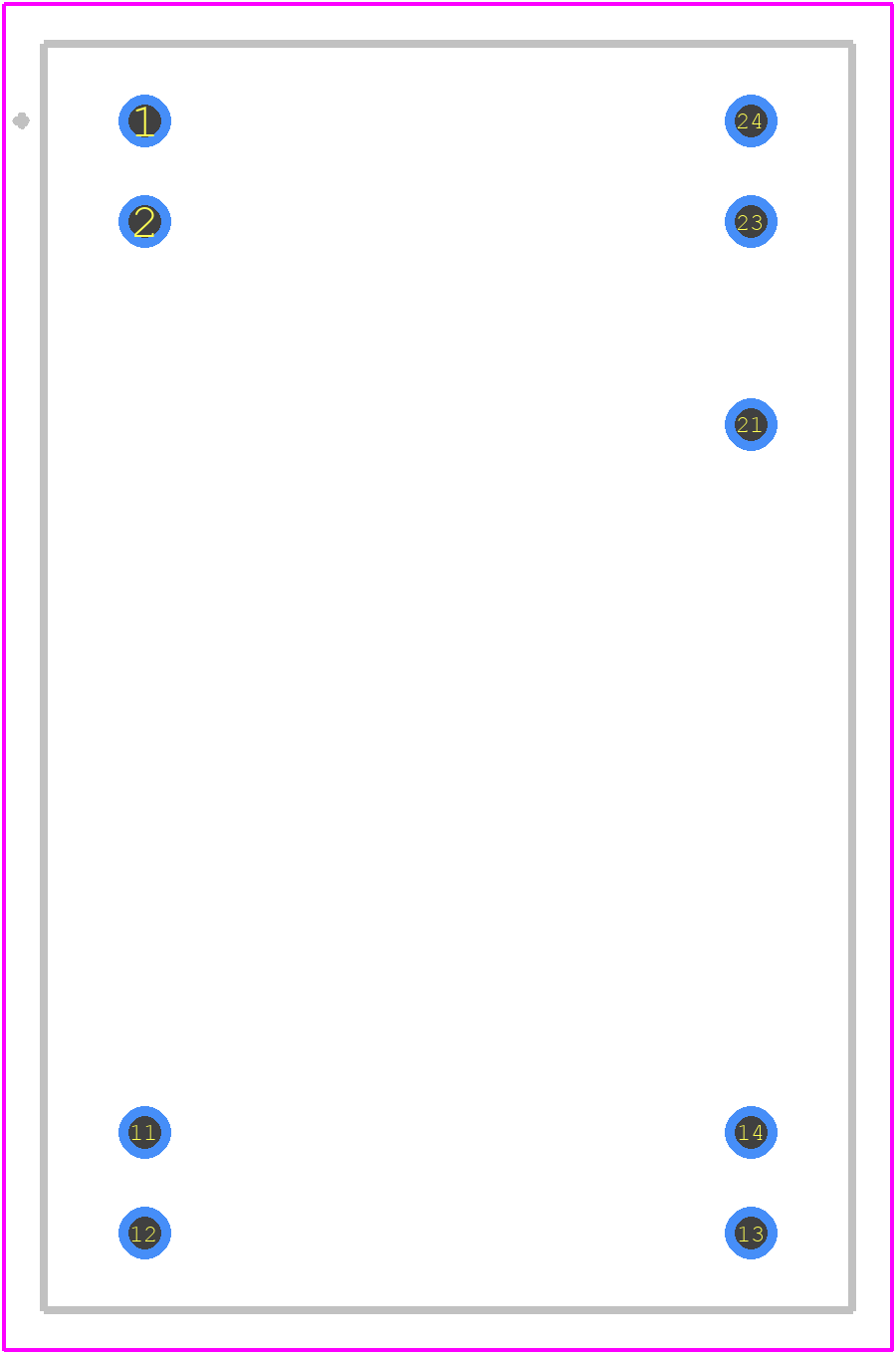 LDD-1200L - Mean Well PCB footprint - Other - Other - LDD-1200L-2